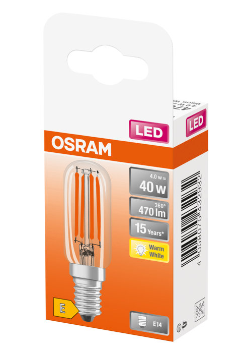 Osram LED T26 E14 4 W kjøleskapspære